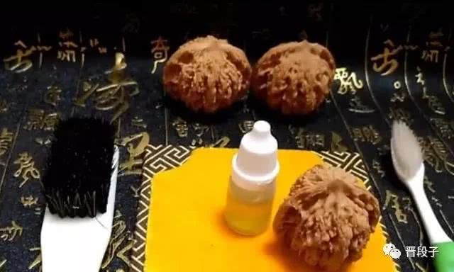 文玩核桃快速上色包漿法，最后一招厲害了